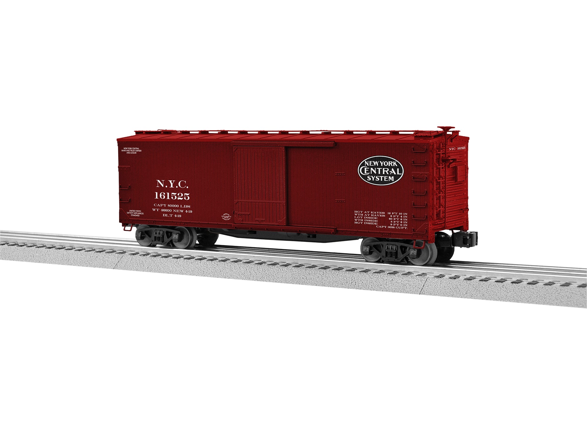 Lionel 2426190 - Double Sheathed Boxcar "New York Central" #161525
