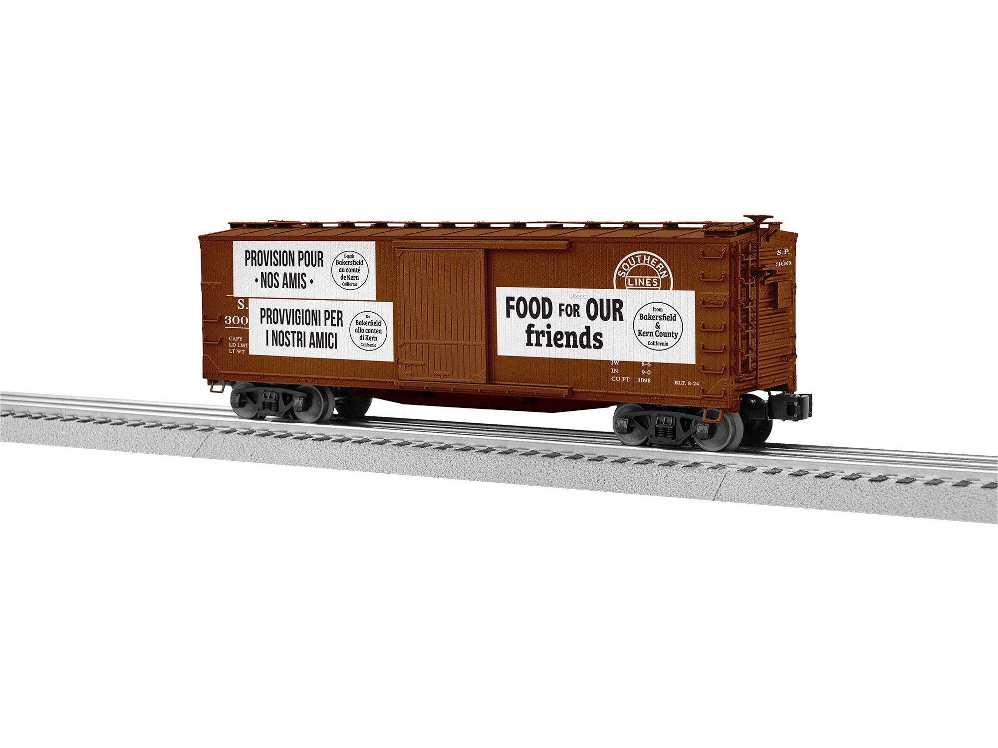 Lionel 2426220 - Double Sheathed Boxcar "Southern Pacific" #300 (Friendship Train)