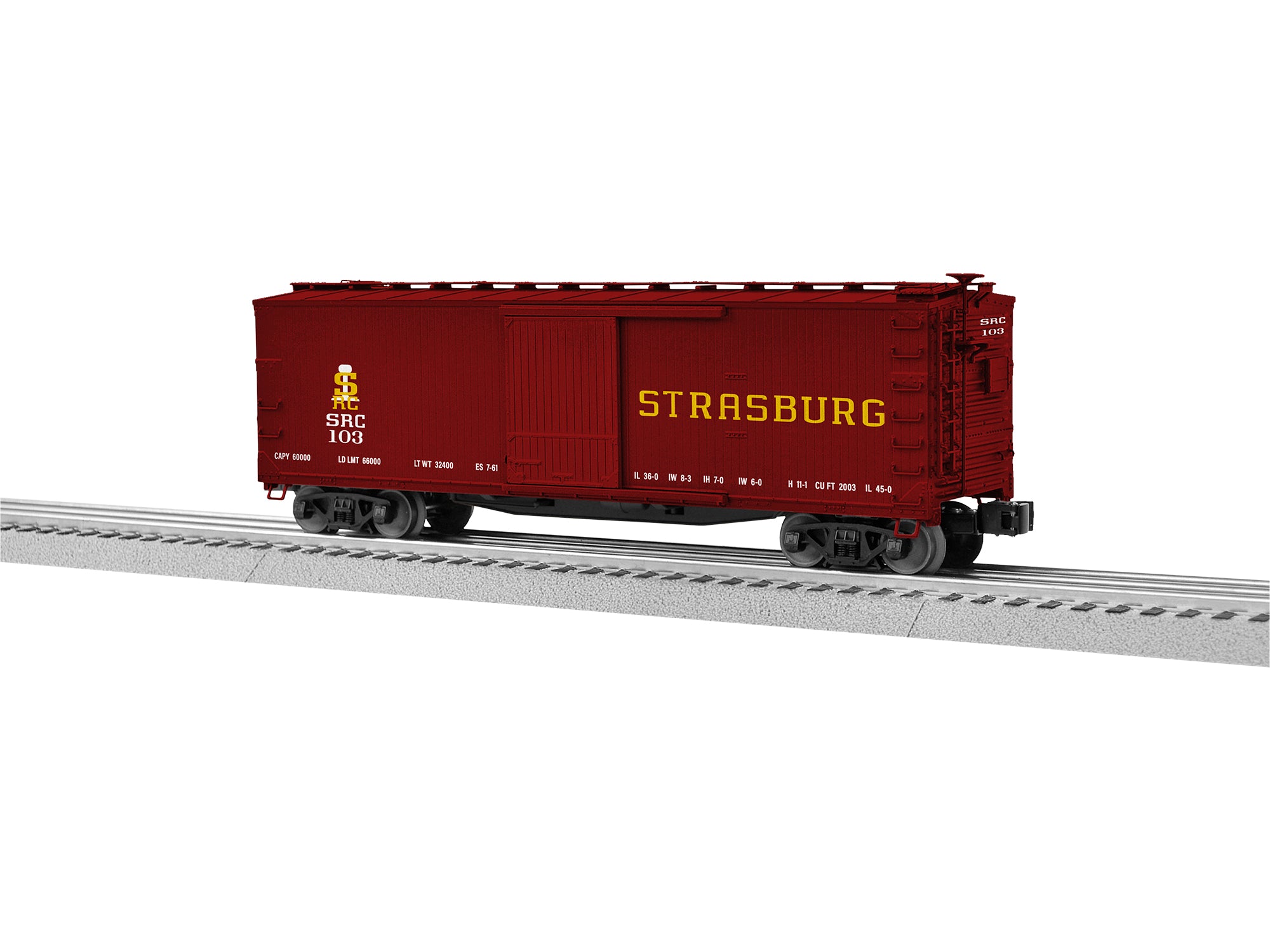 Lionel 2426230 - Double Sheathed Boxcar "Strasburg" #103