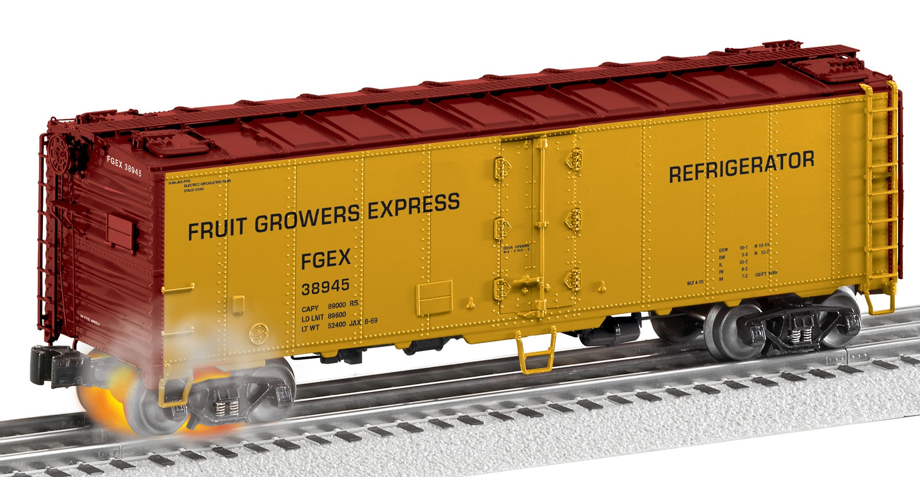 Lionel 2426330 - Hotbox Reefer Car "Fruit Growers Express" #38945