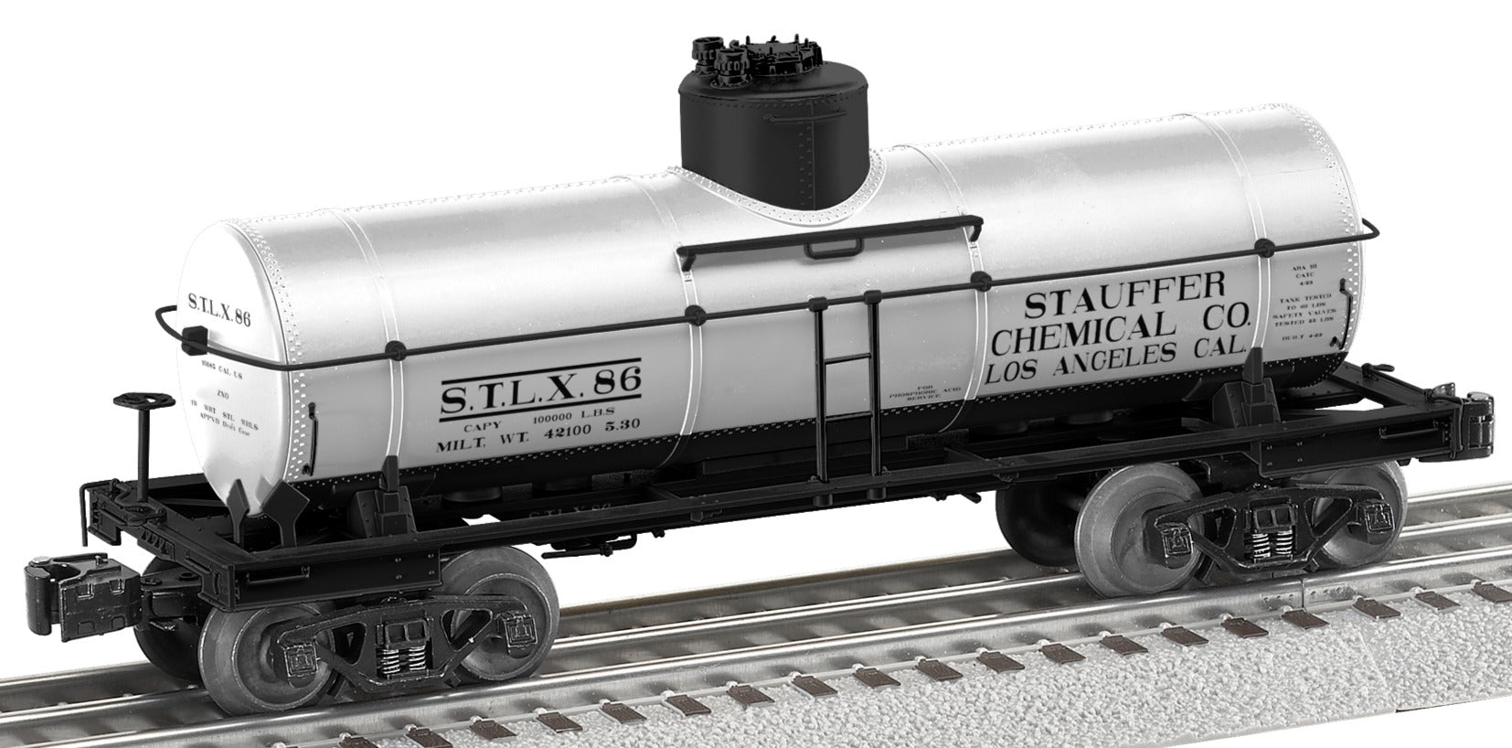 Lionel 2426580 - 8k Gallon Tank Car "Stauffer Chemical" #86