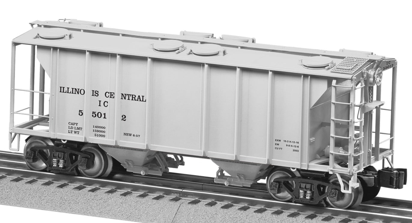 Lionel 2426650 - PS-2 Covered Hopper Car "Illinois Central" #55012