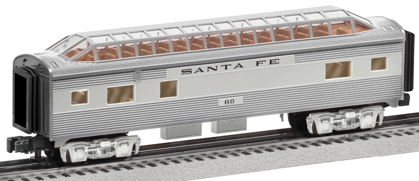Lionel 2427640 - Full Vista Dome Car "Santa Fe" #60 (Add-On)