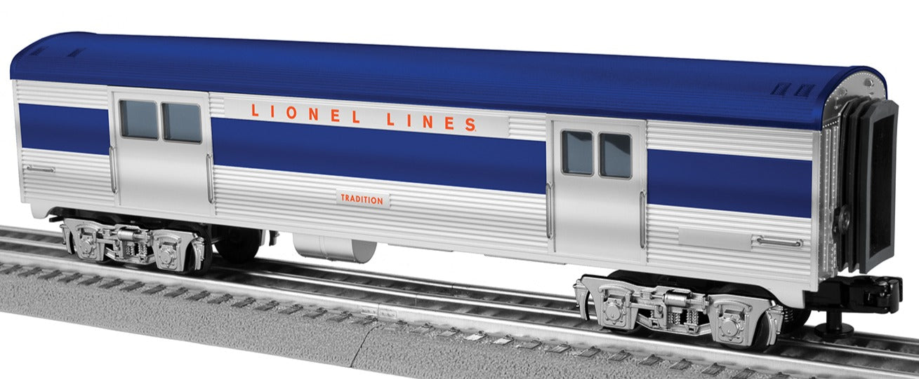 Lionel 2427760 - Streamlined Passenger Baggage Coach "Lionel Lines" #Tradition