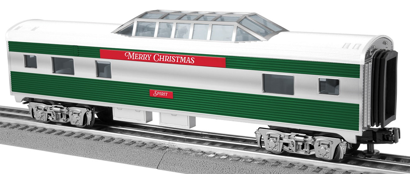 Lionel 2427920 - Streamlined Vista Dome Coach "Christmas" #Spirit