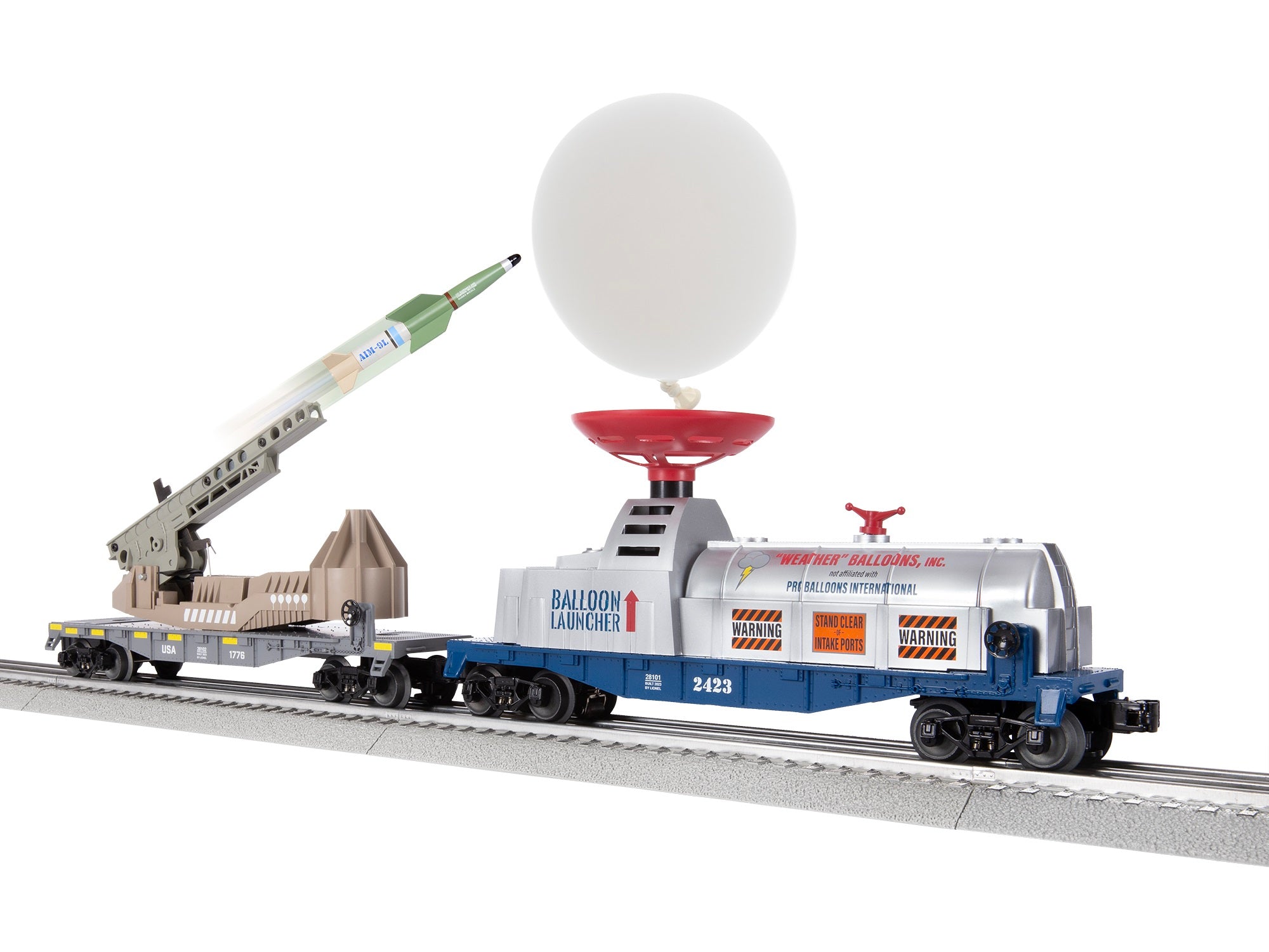 Lionel 2428100 - Weather Balloon Takedown (2-Car)