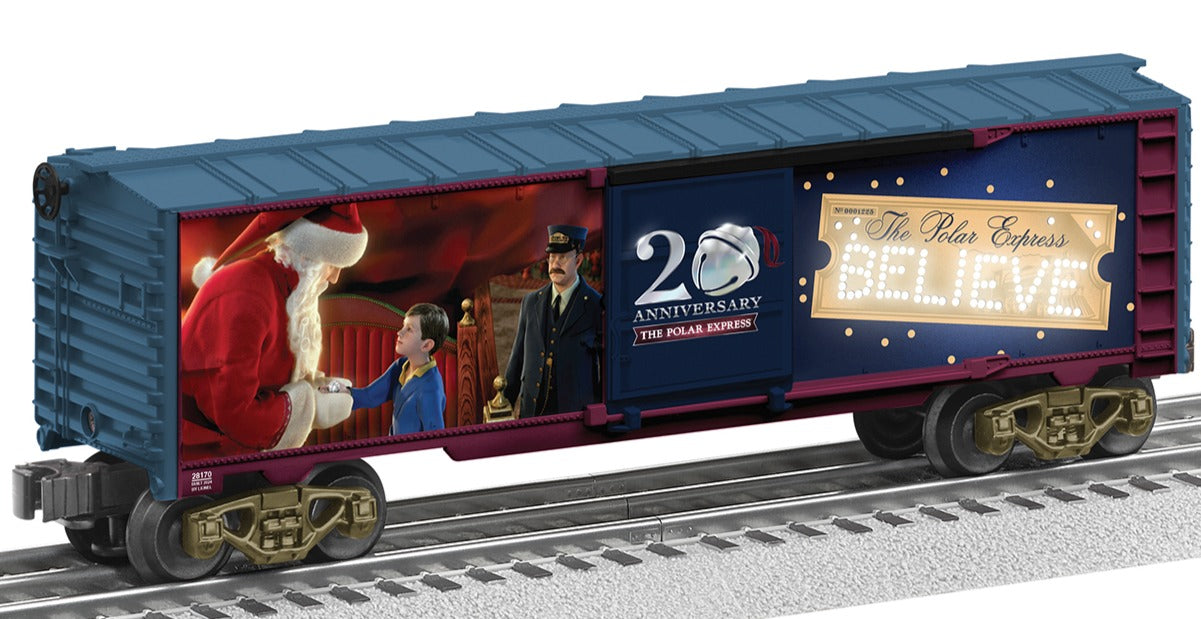 Lionel 2428170 - 20th Anniversary Illuminated Sound Boxcar "The Polar Express" (The Bell Still Rings)