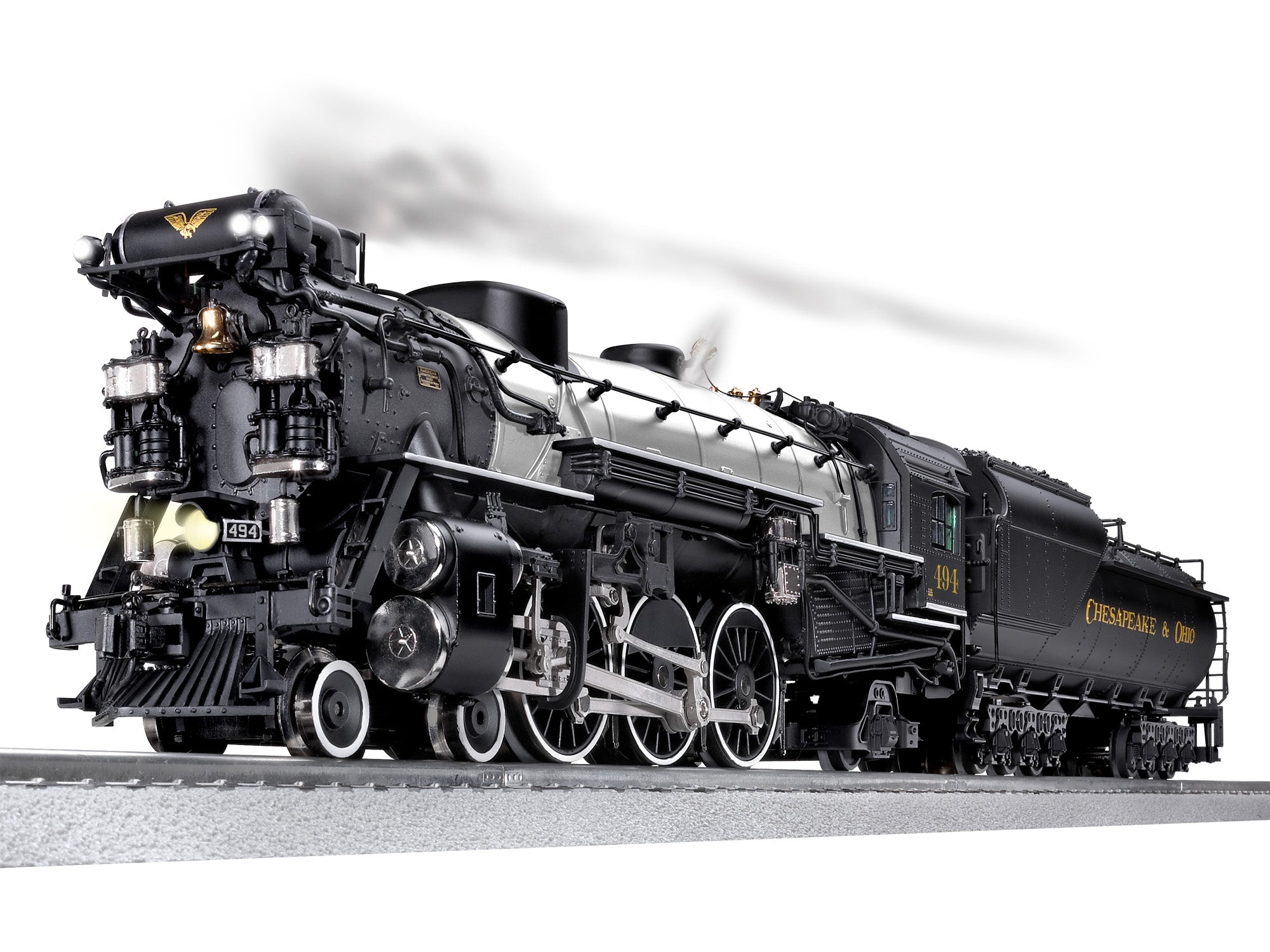 Lionel 2431140 - Legacy F19 Pacific Steam Engine "Chesapeake & Ohio" #494 (Gray Boiler)