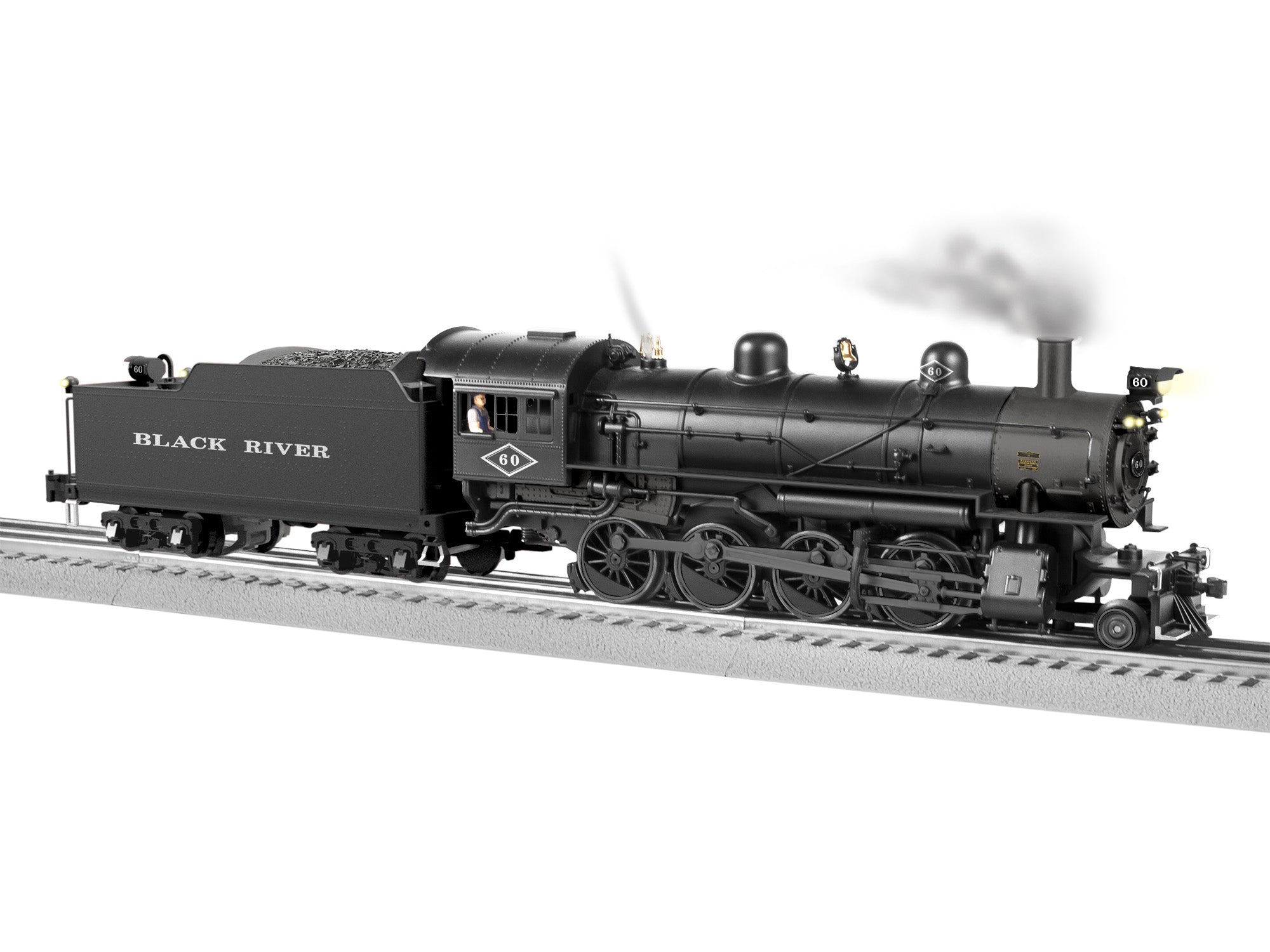 Lionel 2431340 - Legacy Consolidation Steam Engine "Black River & Western" #60