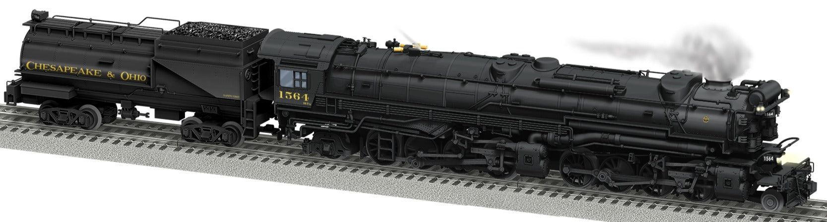 Lionel 2431570 - Legacy H7 2-8-8-2 Steam Locomotive "Chesapeake & Ohio" #1564 (Short Vandy Tender)