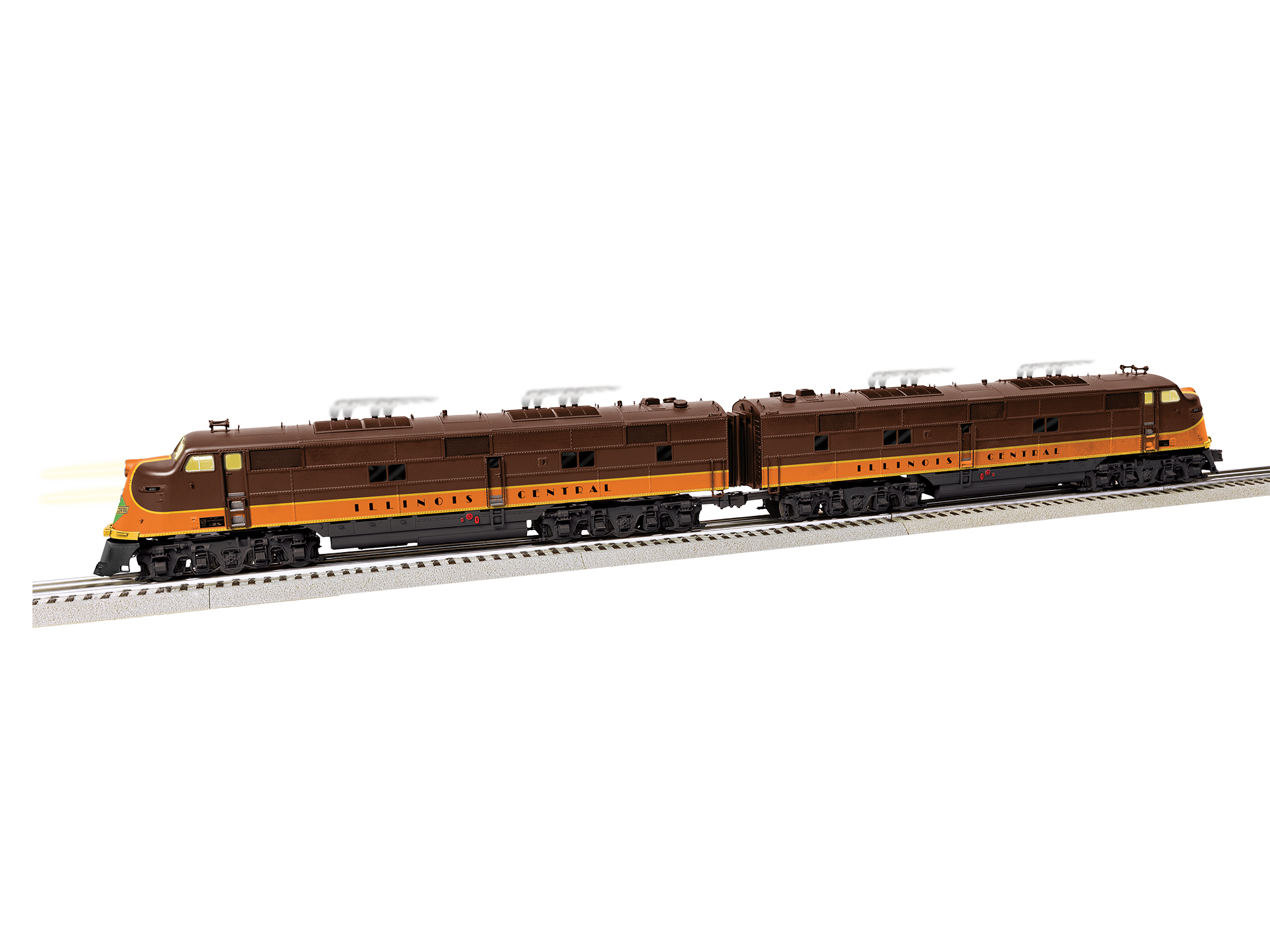 Lionel 2433100 - Legacy E6 AA Diesel Locomotive "Illinois Central" #4001, 4003 - Custom Run for MrMuffin'sTrains