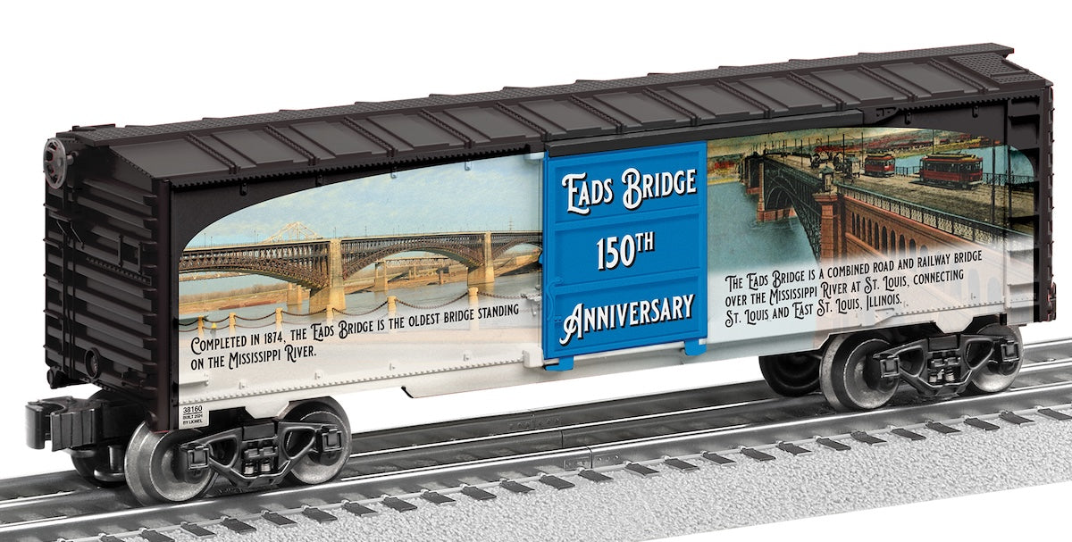 Lionel 2438160 - 150th Anniversary Boxcar "Eads Bridge"