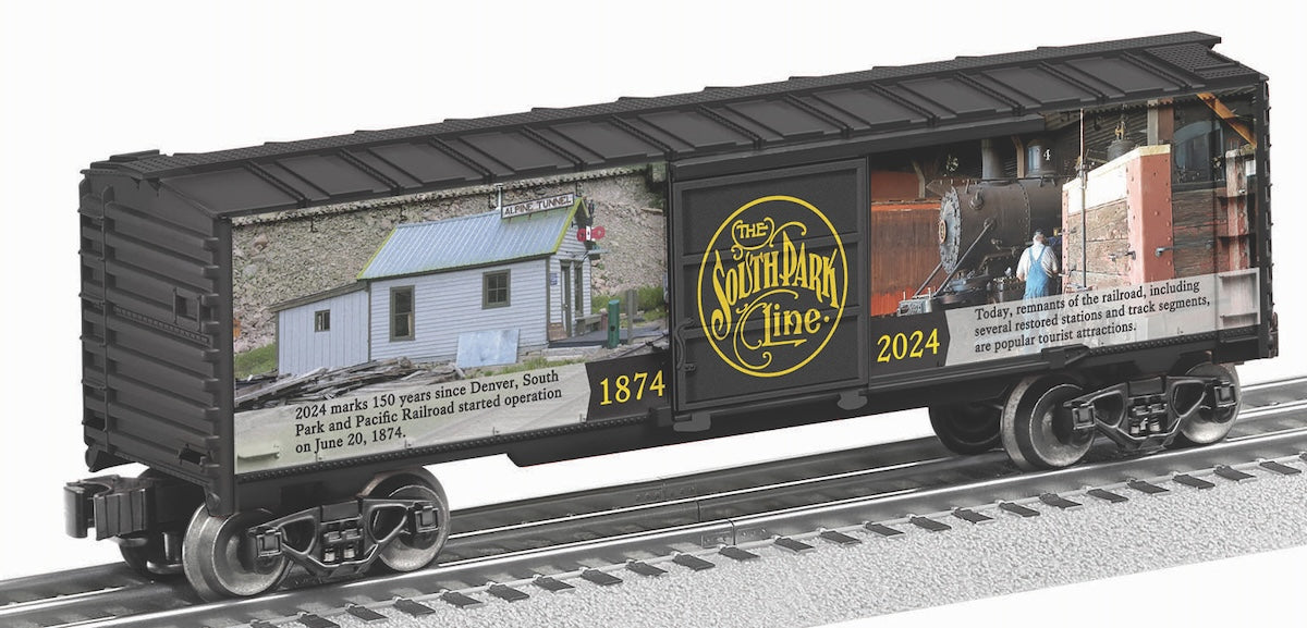 Lionel 2438170 - 150th Anniversary Boxcar "Denver, South Park & Pacific Railroad"