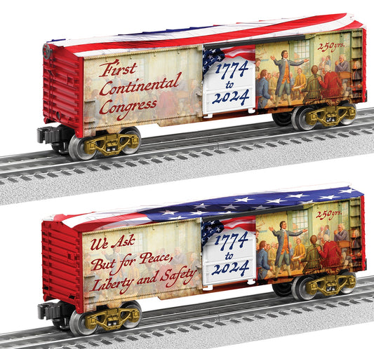 Lionel 2438190 - 250th Anniversary Boxcar "First Continental Congress"