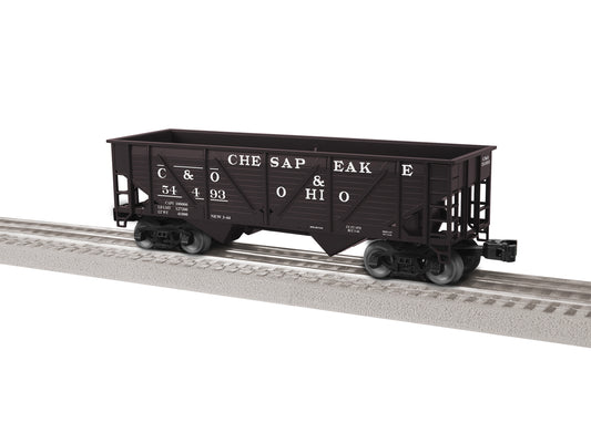 Lionel 2442070 - Composite 2-Bay Hopper "Chesapeake & Ohio" (3-Car) Set #1 - MrMuffin'sTrains