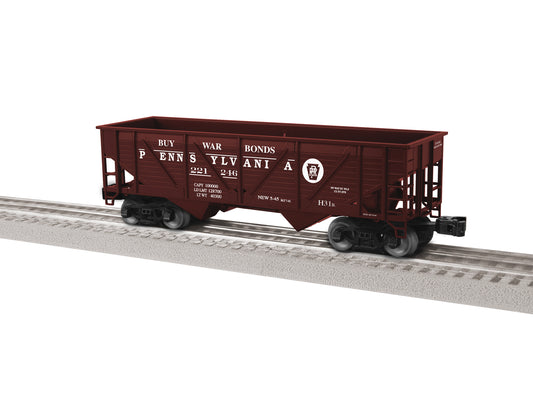 Lionel 2442105 - Composite 2-Bay Hopper "Pennsylvania" (3-Car) Set #2