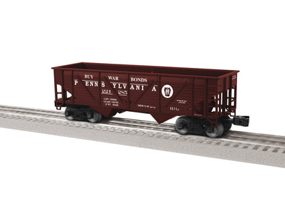 Lionel 2442105 - Composite 2-Bay Hopper "Pennsylvania" (3-Car) Set #2
