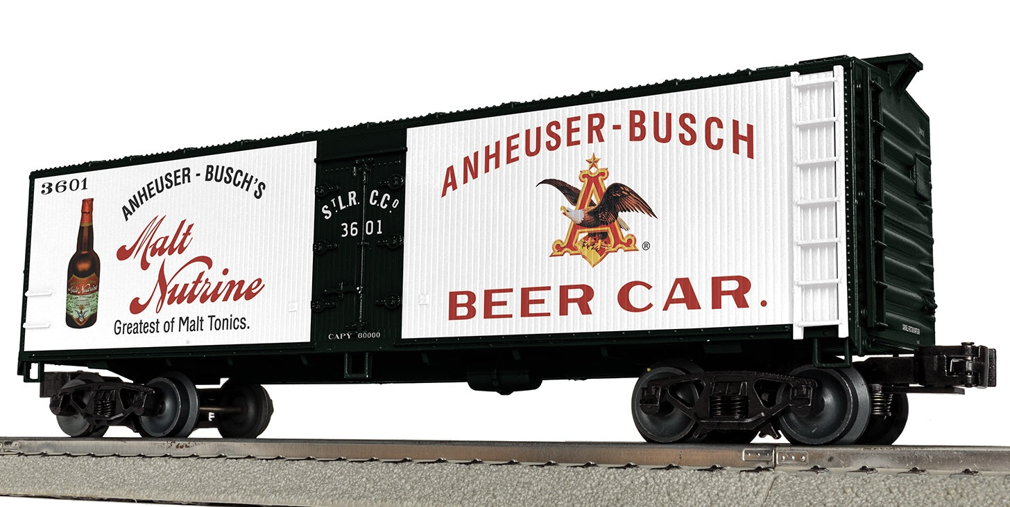 Lionel 2442201 - Anheuser-Busch - Woodside Reefer Car "Budweiser" #3601