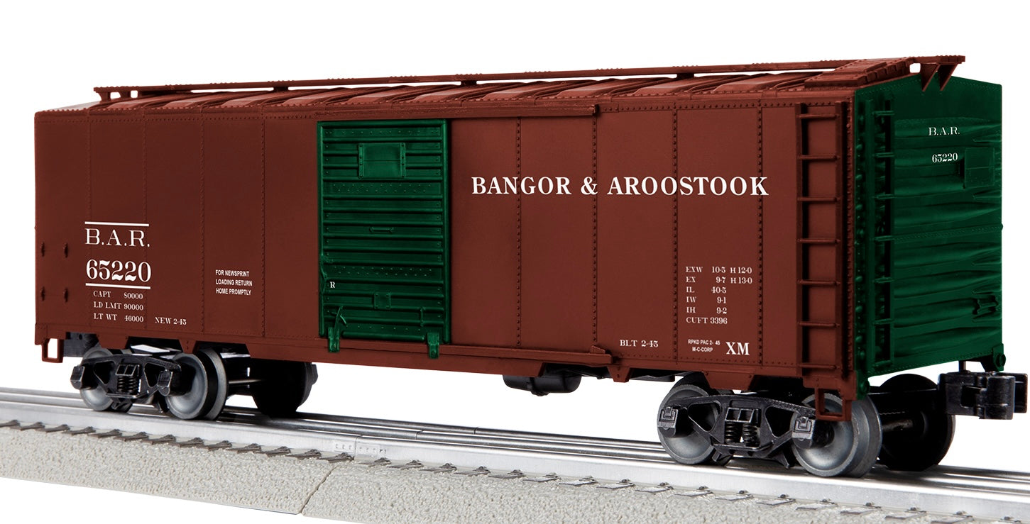 Lionel 2442261 - Steel Side Box Car "Bangor & Aroostook" #65220
