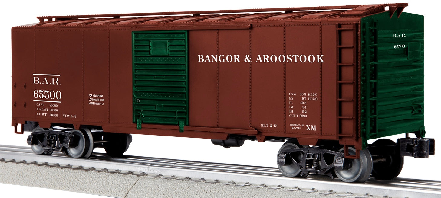 Lionel 2442262 - Steel Side Box Car "Bangor & Aroostook" #65500