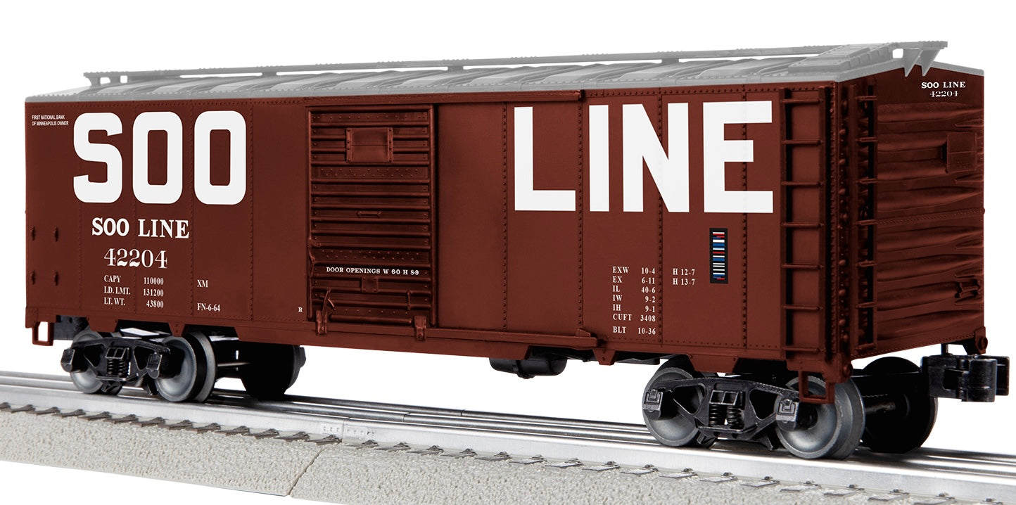 Lionel 2442291 - Steel Side Box Car "Soo Line" #42204