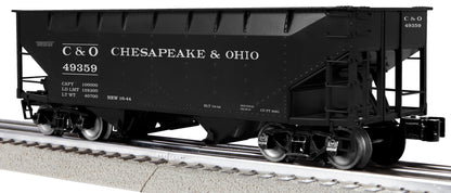 Lionel 2442300 - 2-Bay AAR Hopper Car "Chesapeake & Ohio" (3-Car) Set #1 - MrMuffin'sTrains