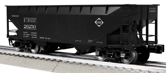 Lionel 2442310 - 2-Bay AAR Hopper Car "Erie" (3-Car) Set #1 - MrMuffin'sTrains