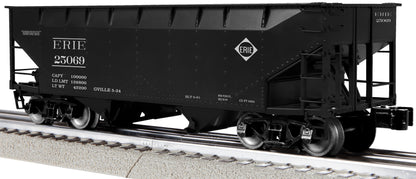 Lionel 2442315 - 2-Bay AAR Hopper Car "Erie" (3-Car) Set #2