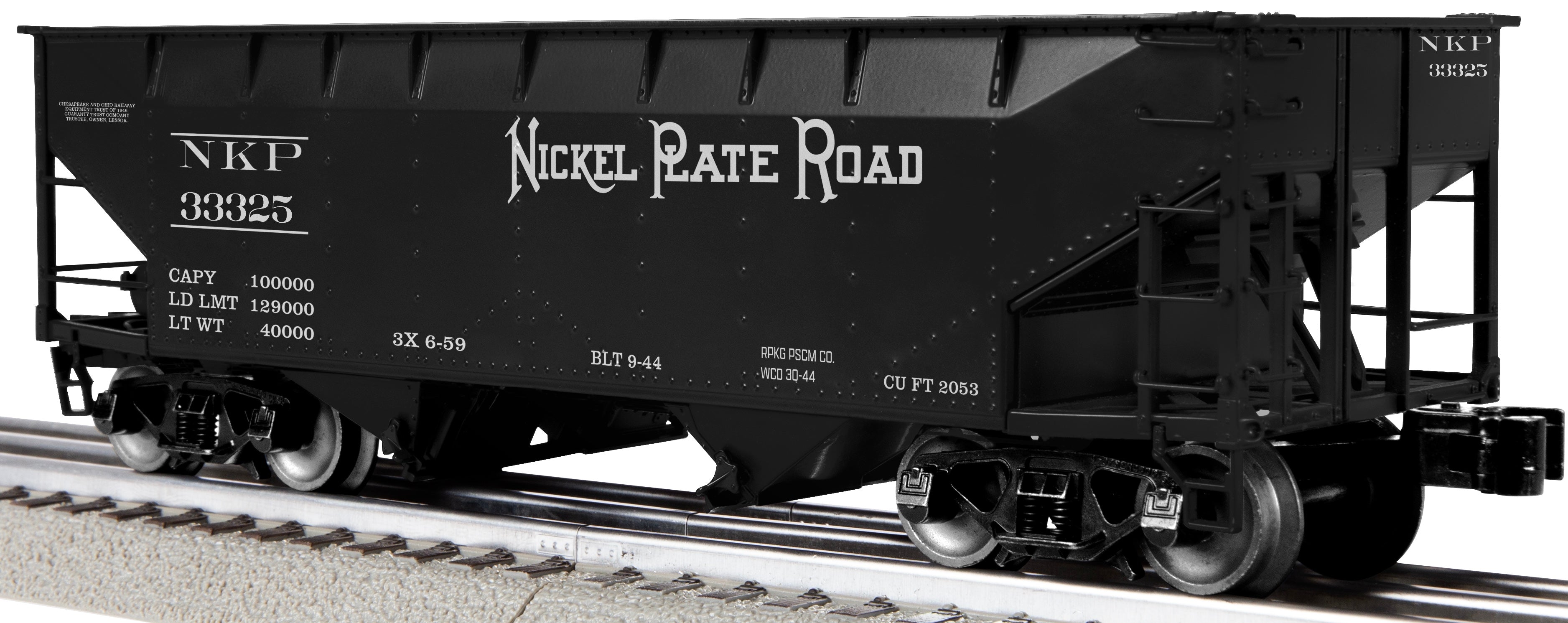 Lionel 2442320 - 2-Bay AAR Hopper Car "Nickel Plate Road" (3-Car) Set #1