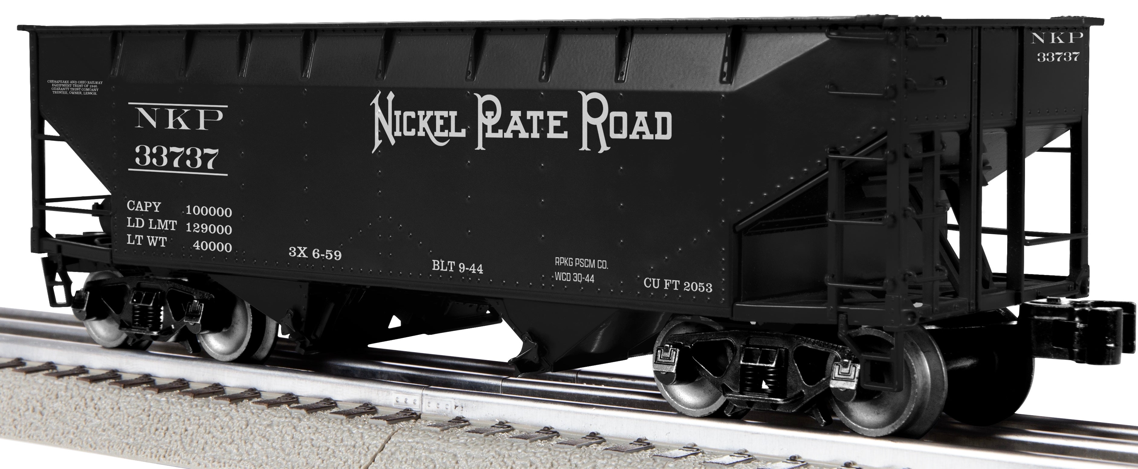 Lionel 2442329 - 2-Bay AAR Hopper Car "Nickel Plate Road" #33737