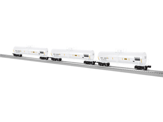 Lionel 2442370 - 50' Tank Car "GATX" (3-Car)
