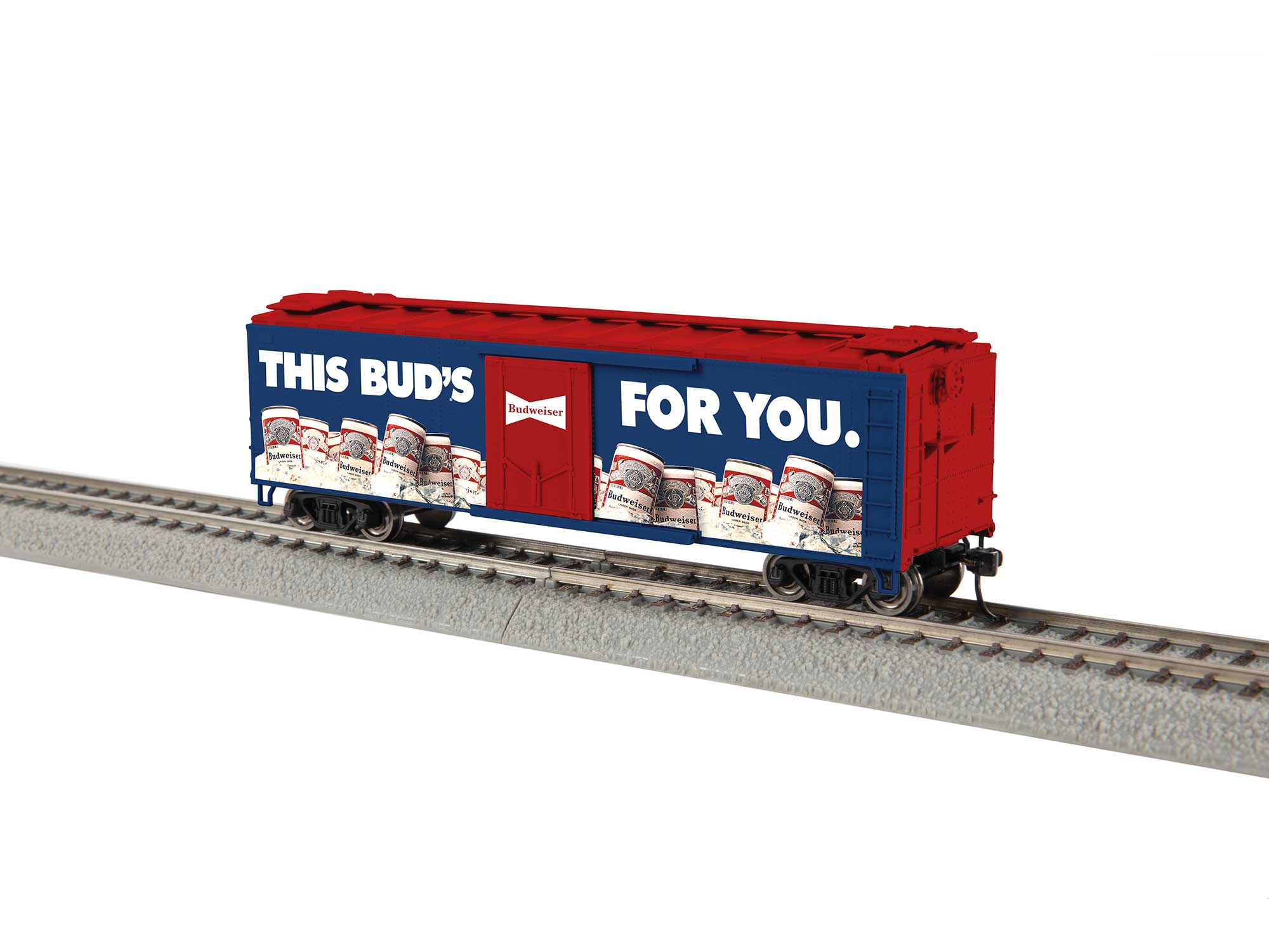 Lionel HO 2454160 - Anheuser-Busch - Reefer Car "This Buds For Your"
