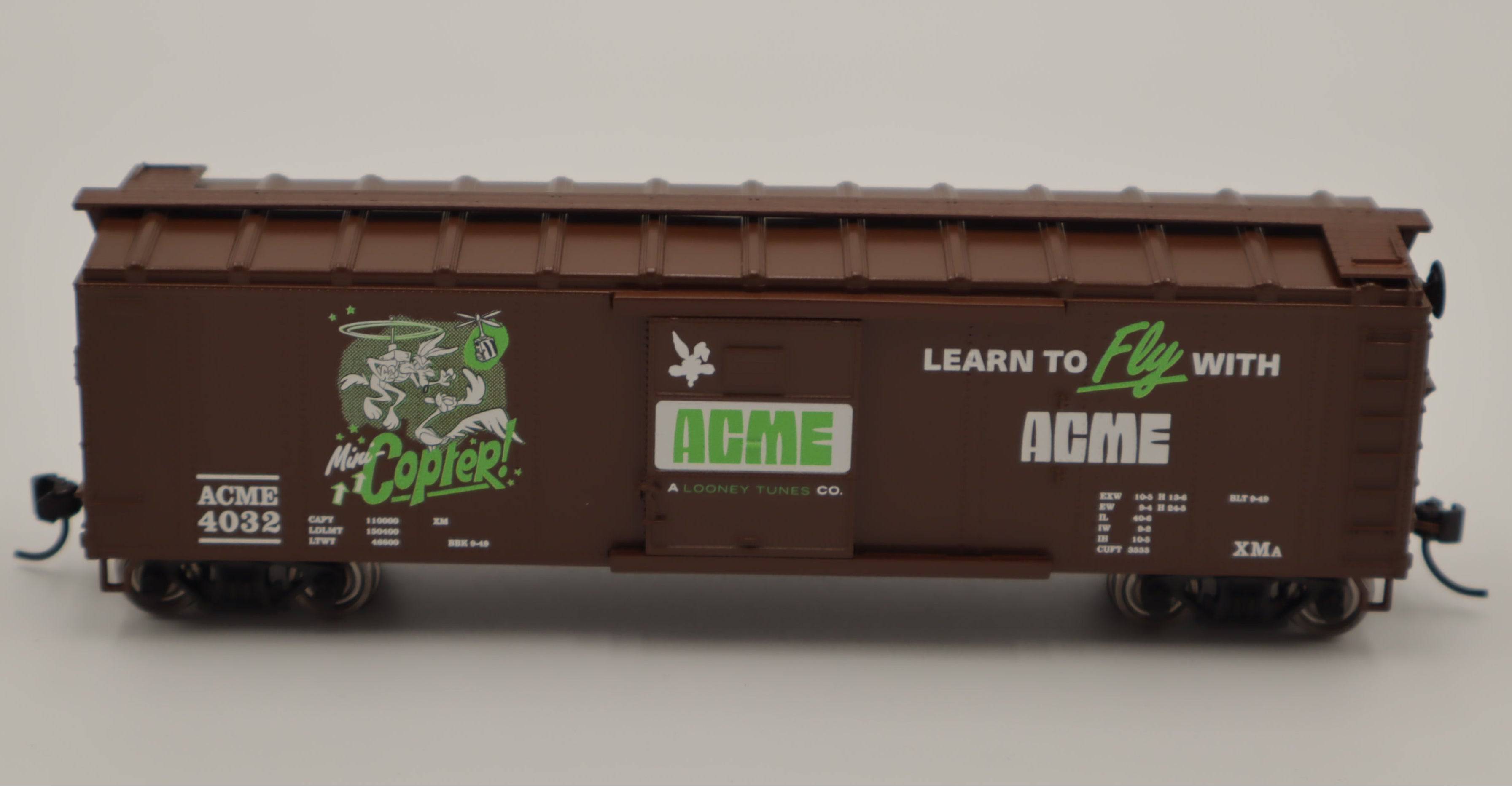 Lionel HO 2454230 - Looney Tunes - Boxcar "ACME" #4032 (Mini Copter)