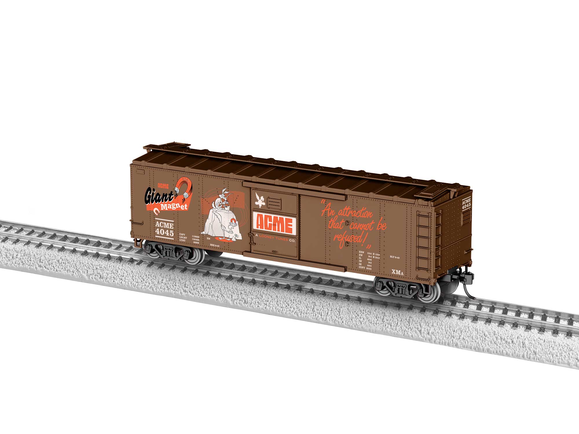 Lionel HO 2454240 - Looney Tunes - Boxcar "ACME" #4045 (Giant Magnet)
