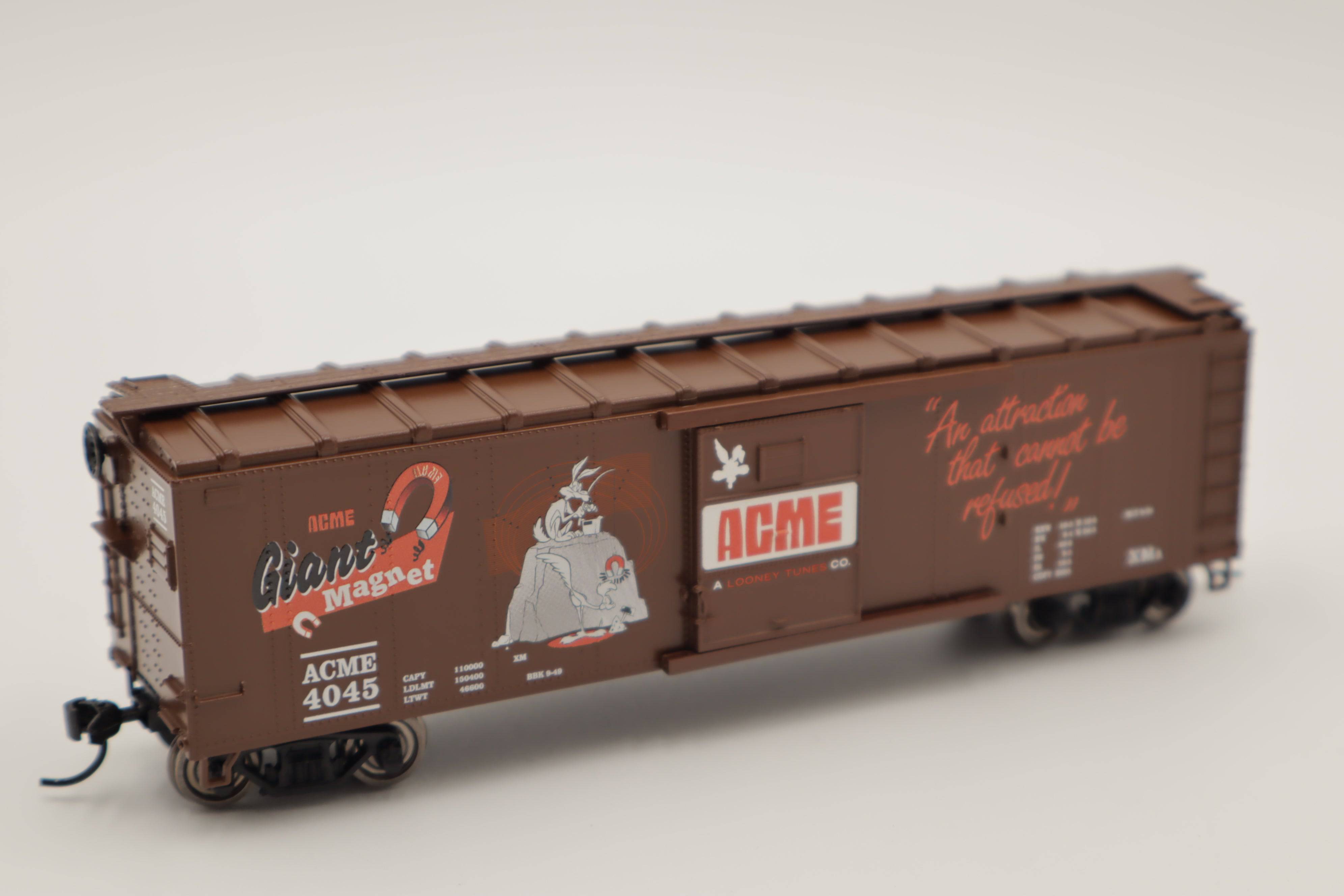 Lionel HO 2454240 - Looney Tunes - Boxcar "ACME" #4045 (Giant Magnet)