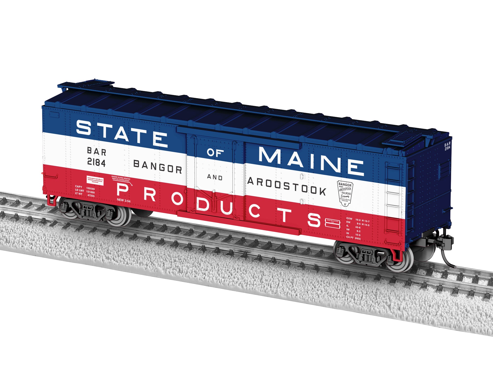 Lionel HO 2454380 - Boxcar "State of Maine" #2184