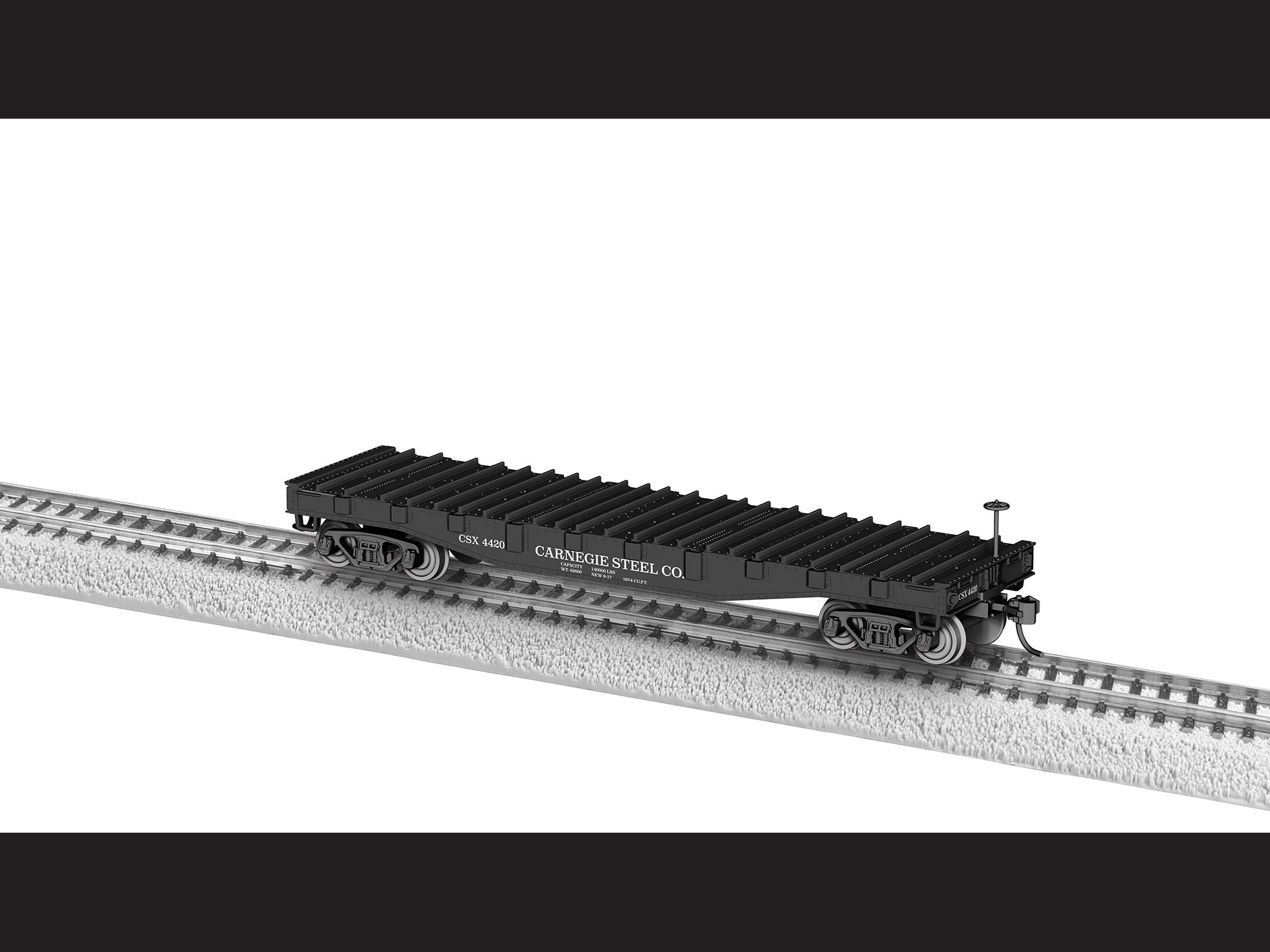 Lionel 2454420 - Carnegie Steel Steel-deck Flatcar