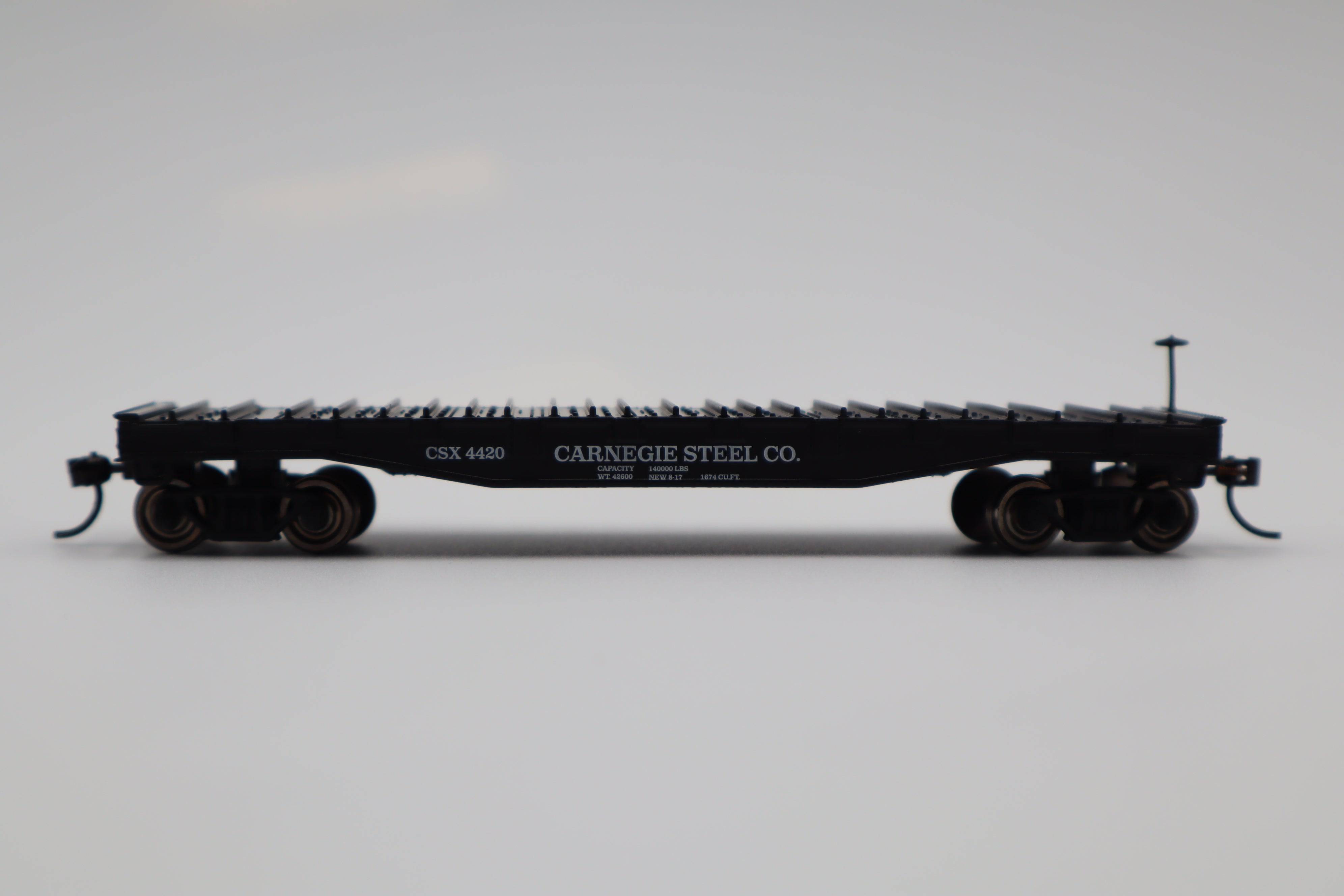 Lionel HO 2454420 - Steel-Deck Flatcar "Carnegie Steel" #4420