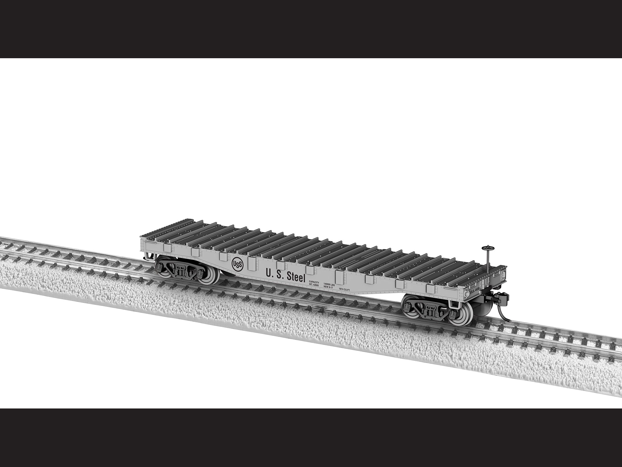 Lionel 2454430 - US Steel Steel-deck Flatcar