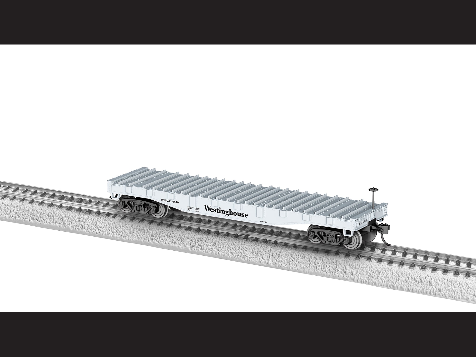 Lionel 2454440 - Westinghouse Steel-deck Flatcar
