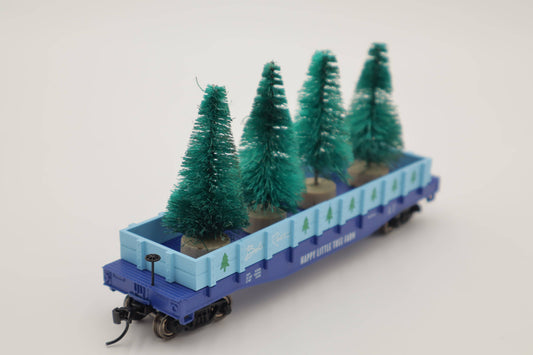 Lionel HO 2454590 - Bob Ross - Gondola Car "Happy Little Trees"