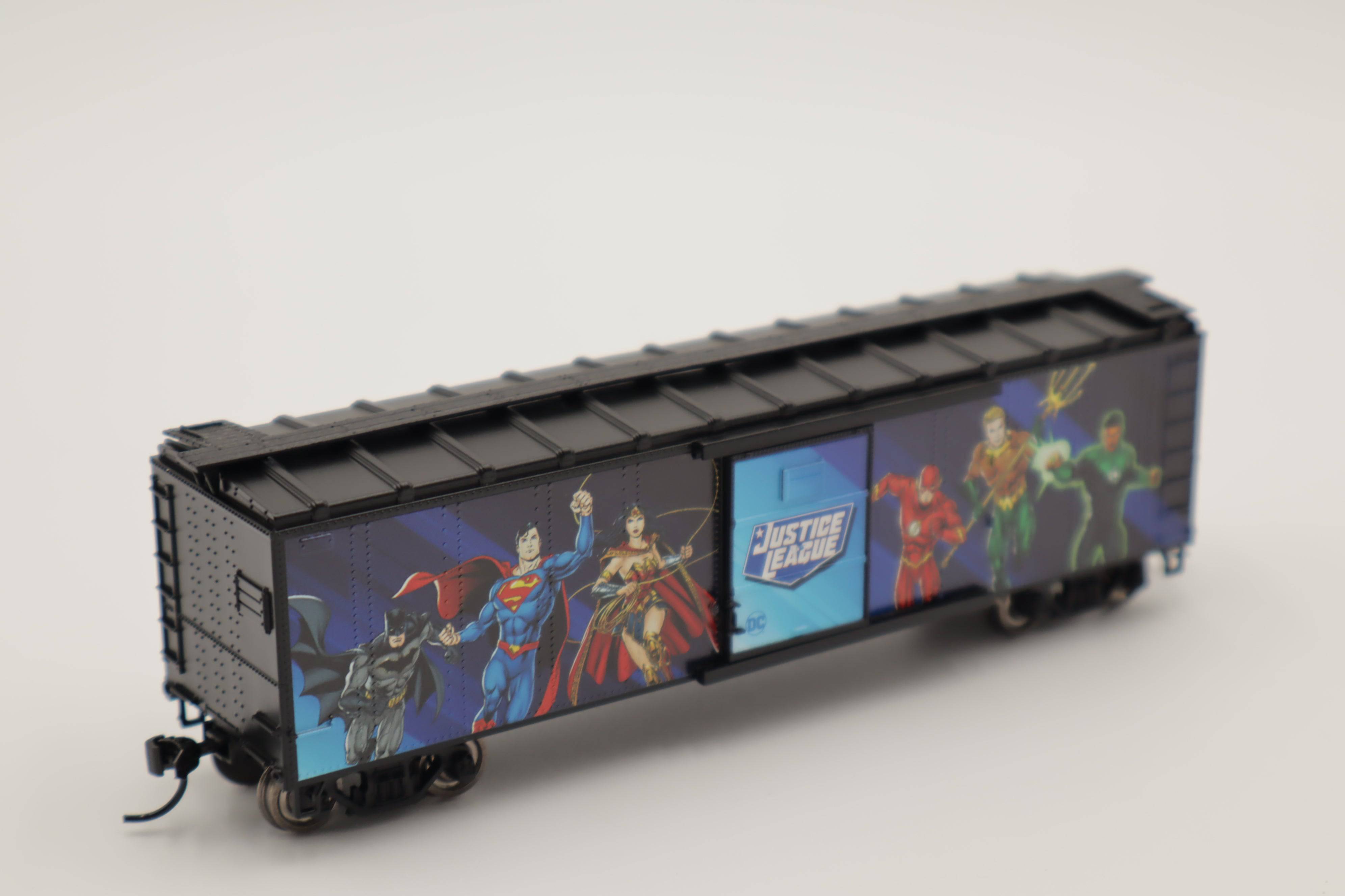 Lionel HO 2454610 - DC Comics - Boxcar "Justice League"