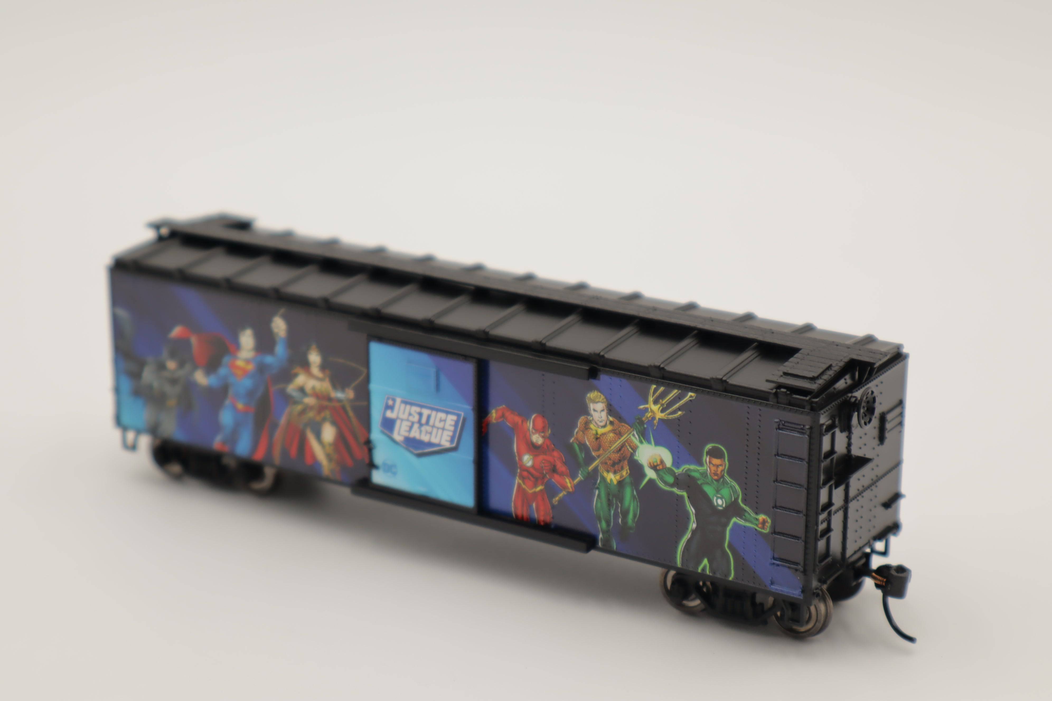 Lionel HO 2454610 - DC Comics - Boxcar "Justice League"