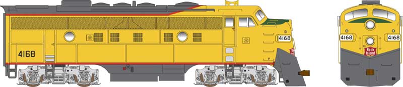 Bowser HO 24600 - Executive - EMD F9AM Diesel Locomotive "Rock Island" #4168 (EX UP)