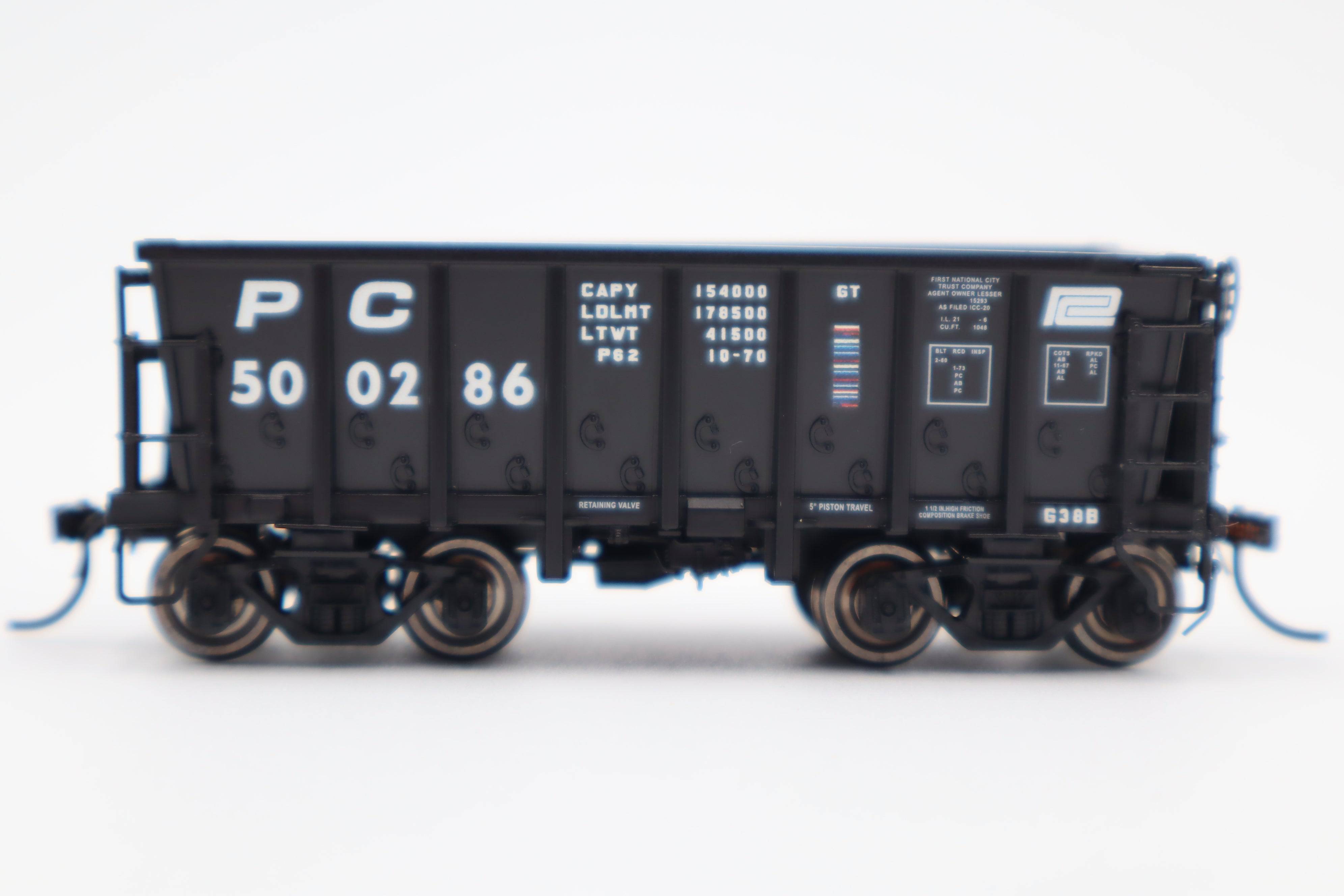 Lionel HO 2474101 - G38B Ore Car "Penn Central" (4-Car) Set 1