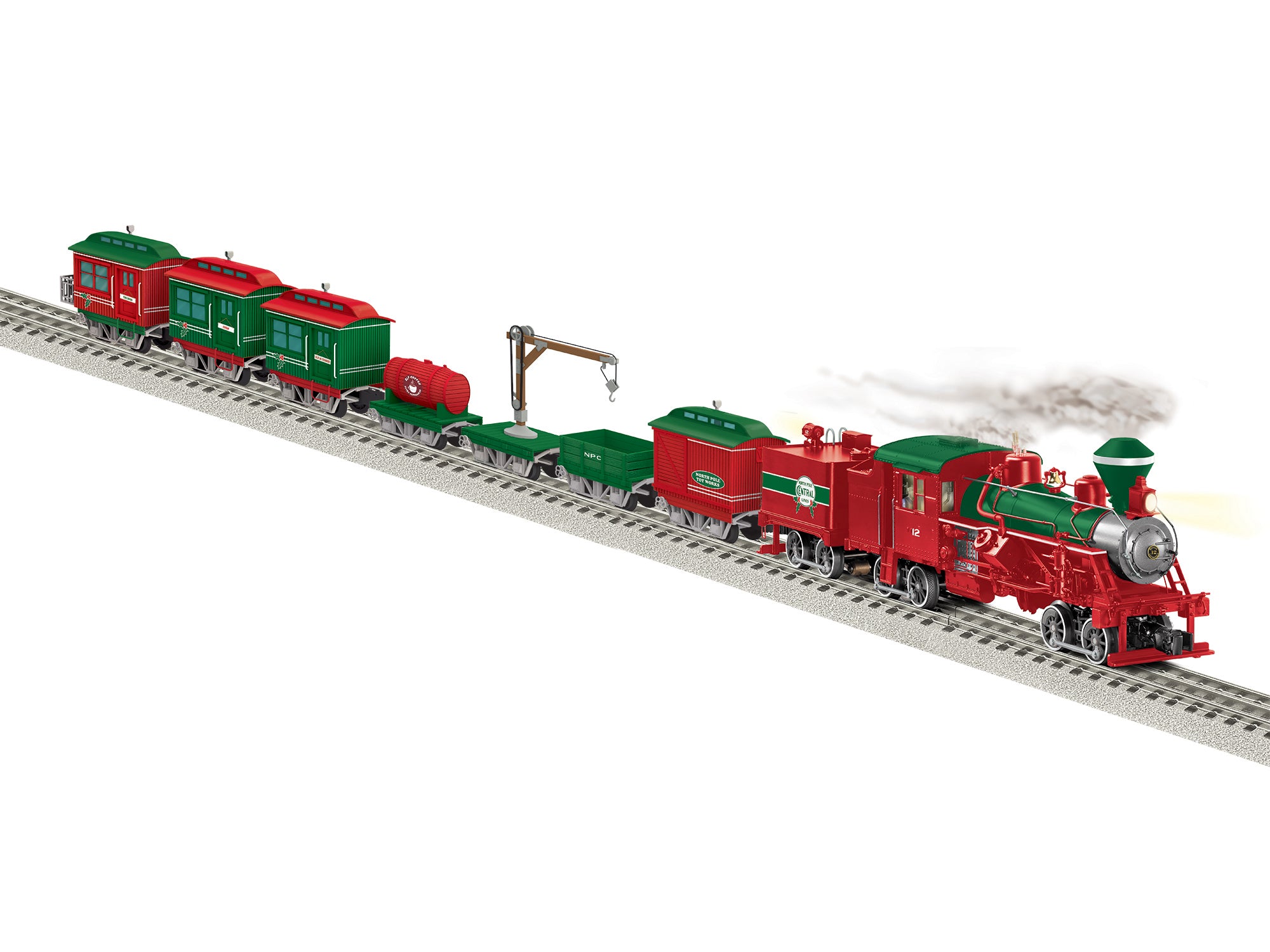 Lionel 2522100 - Heisler Steam Freight Set "North Pole Toy Works"