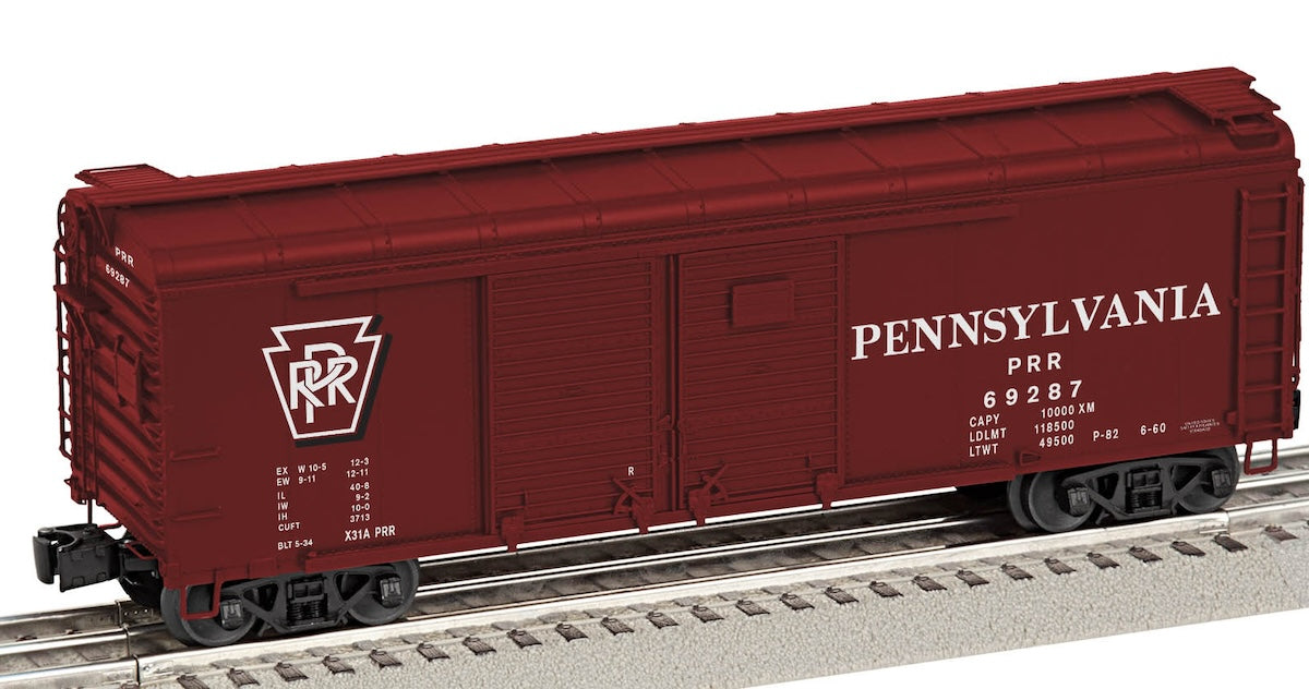 Lionel 2526131 - X31 Boxcar "Pennsylvania" #69287 (Shadow Keystone)