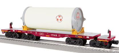 Lionel 2526180 - Heavy Duty Flatcar "AEC" #1948 - MrMuffin'sTrains