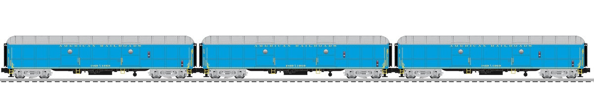 Lionel 2527010 - B60 Baggage Car "American Railroads" (3-Pack)