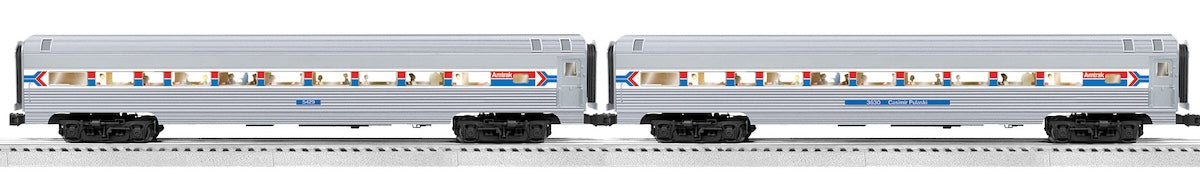 Lionel 2527170 - 18" Aluminum Passenger Car Set "Amtrak" (2-car) Phase I